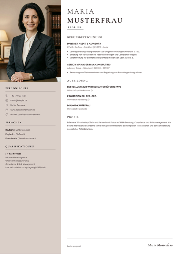 Elegant Template Vorschau